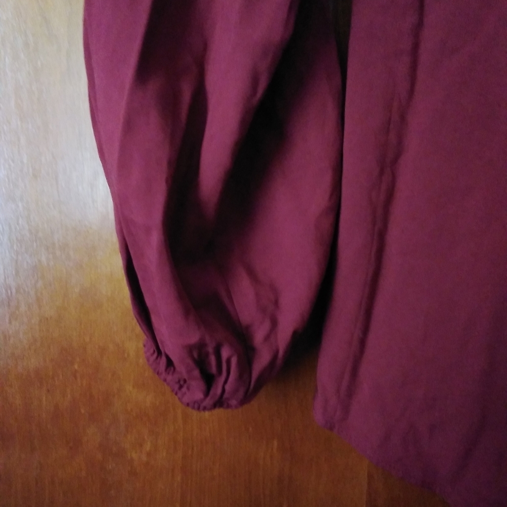 Rock & Republic Burgundy Shirt size M - Picture 7 of 7